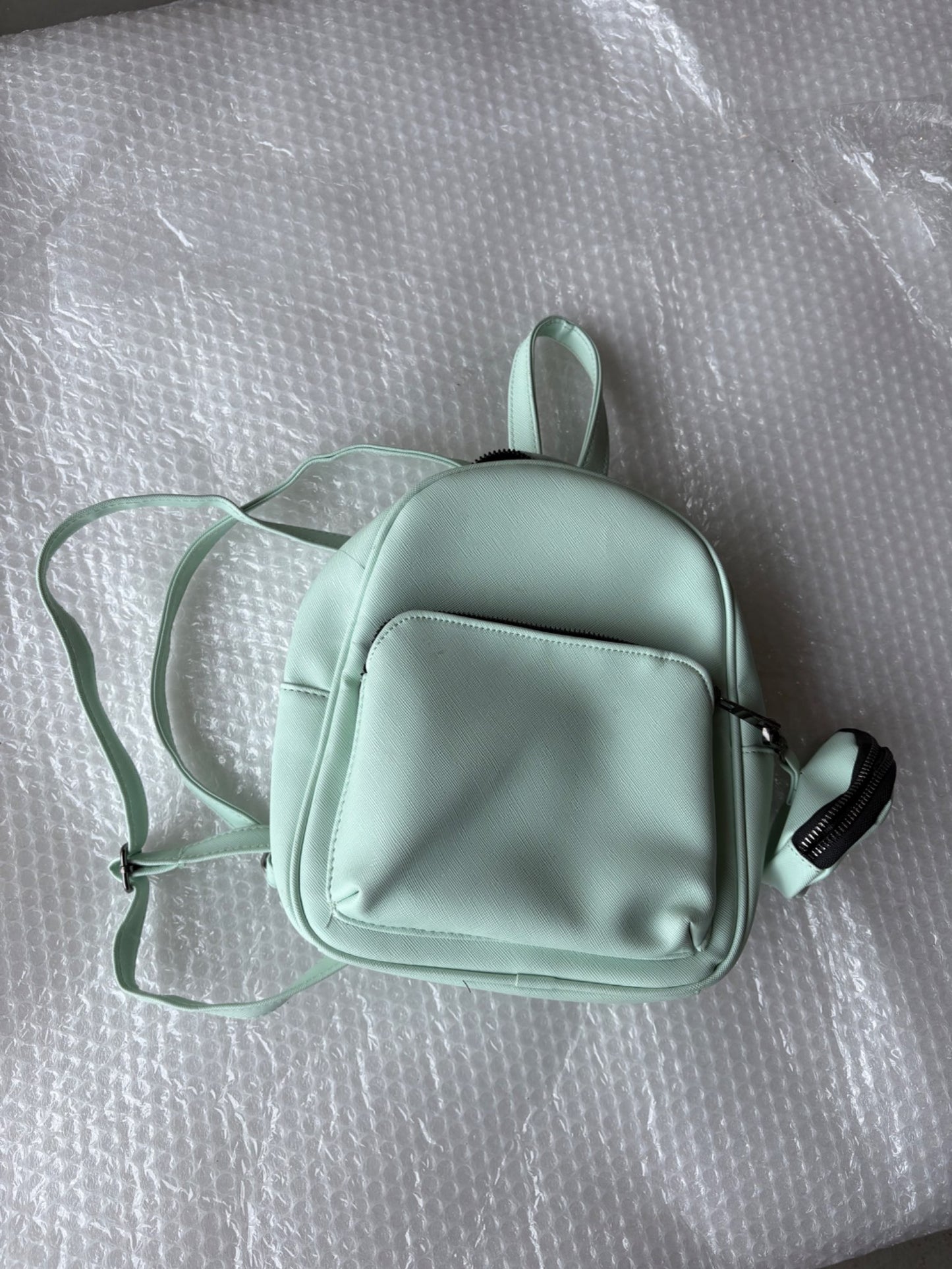Backpack purse with wallet