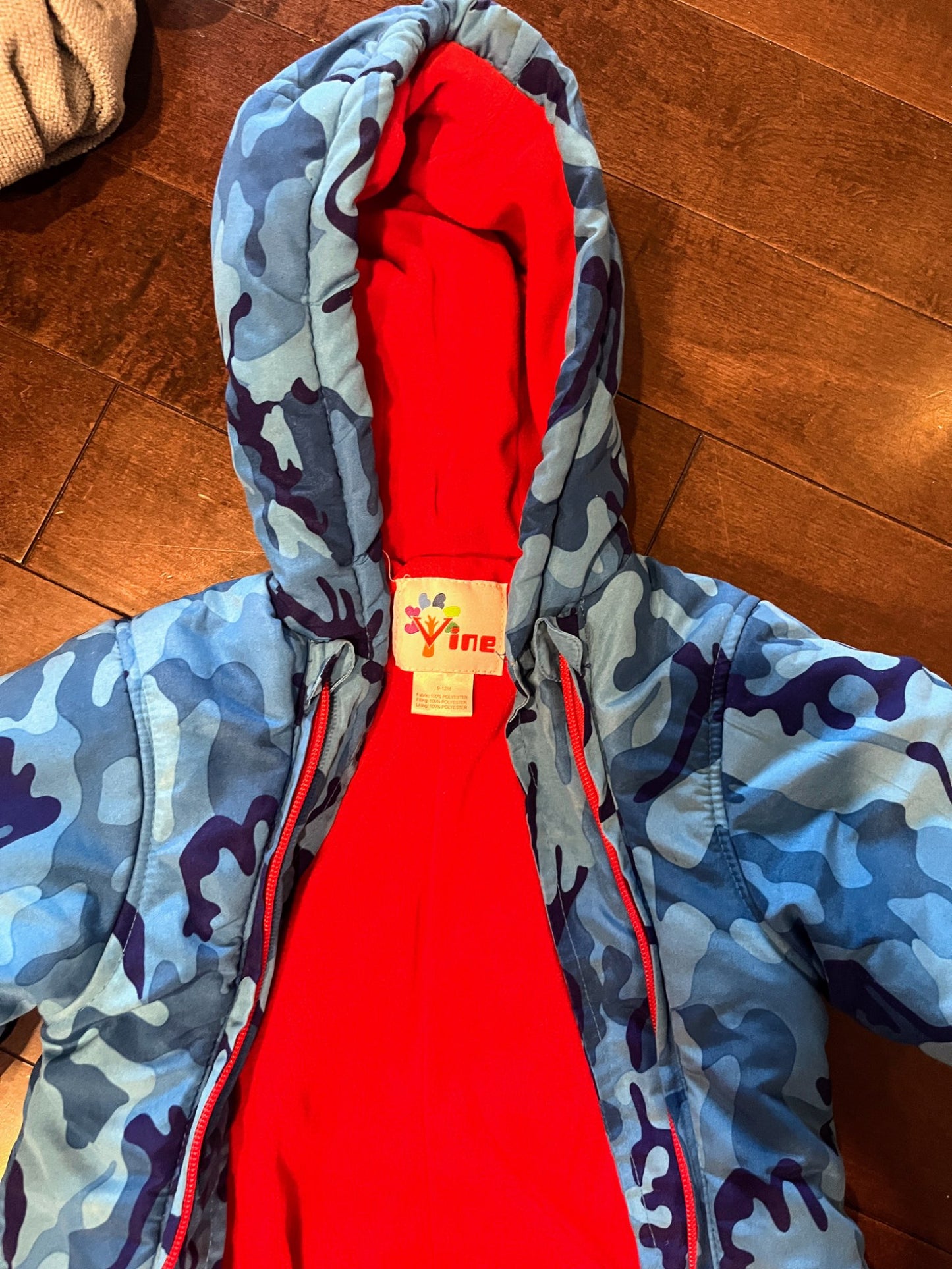 Snowsuit double zipper 9-12 months, Kids 12 Month (9-12M)
