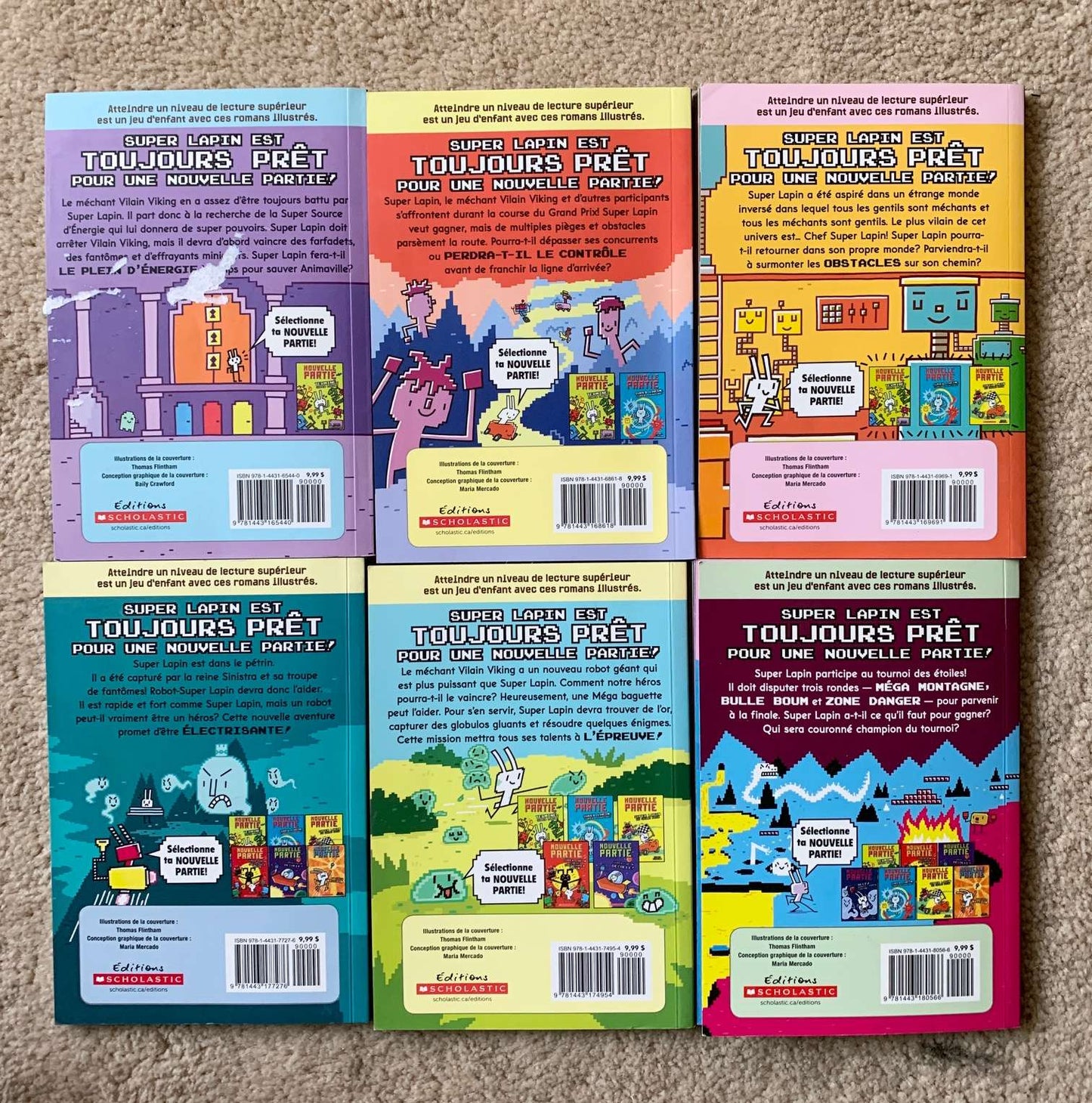 Book Bundle - 6 French Graphic Novels, Paperback
