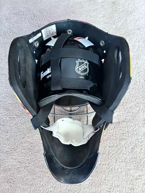 Flames Goalie Mask