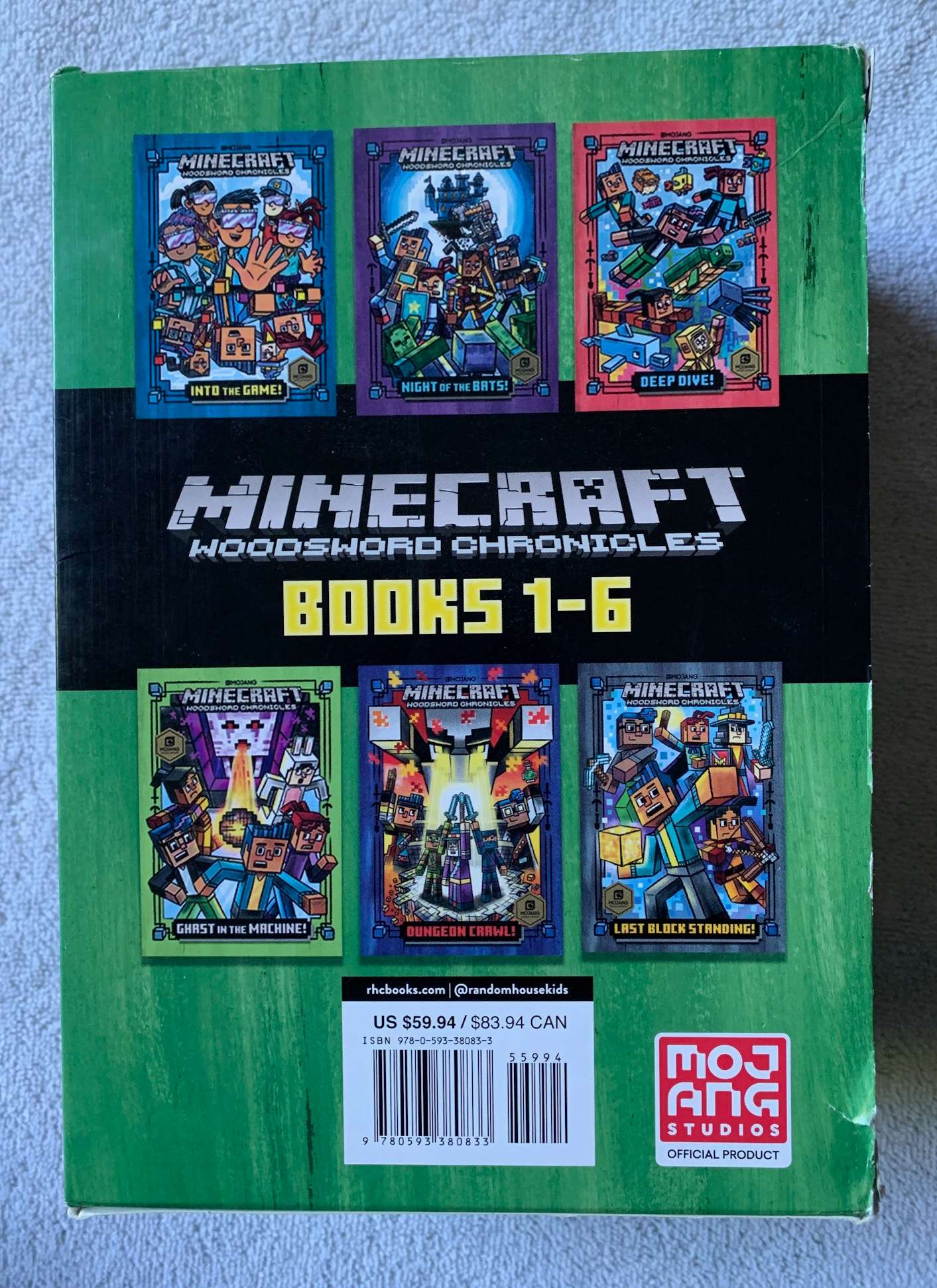 Minecraft Chapter Book Set, Like New