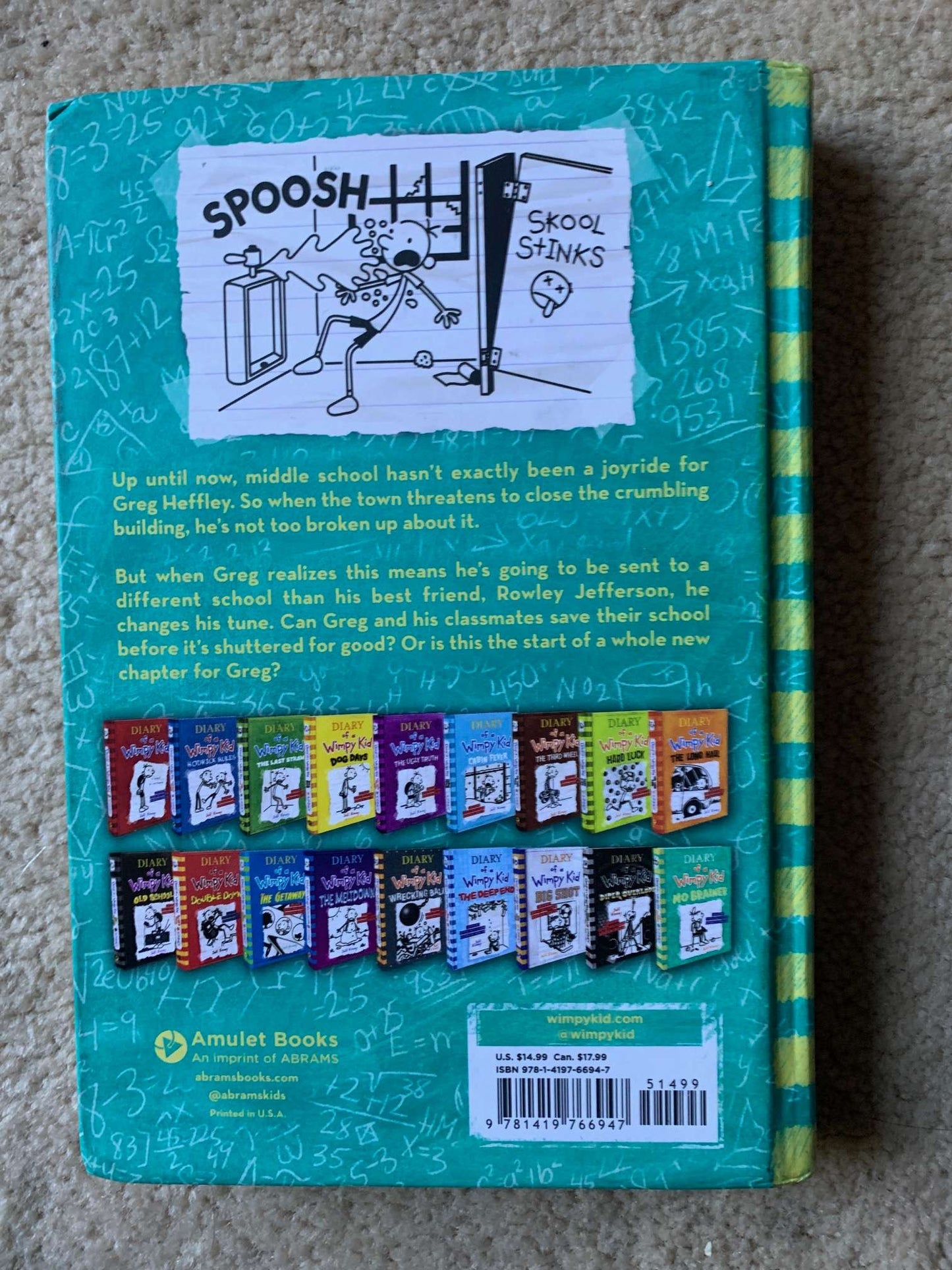 Diary of a Wimpy Kid, Hardcover, Like New