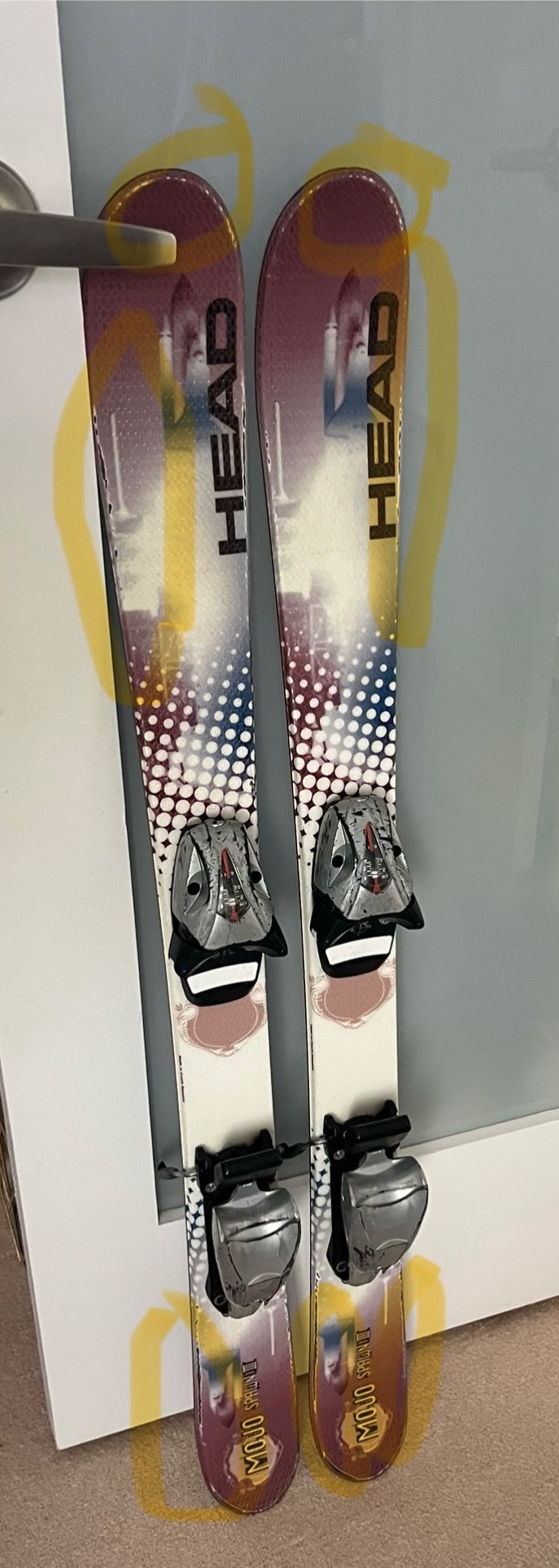 Kids Skis with bindings - Head 95 cm