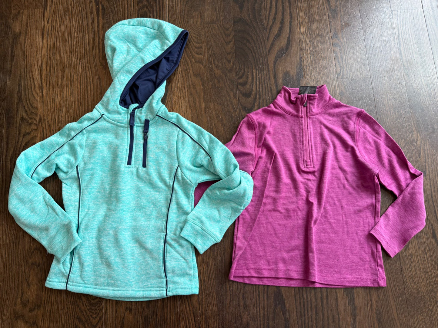 Girls cold weather/ ski gear - 2 insulated long sleeves - size 6 (set 2 of 2), Kids 6/6X