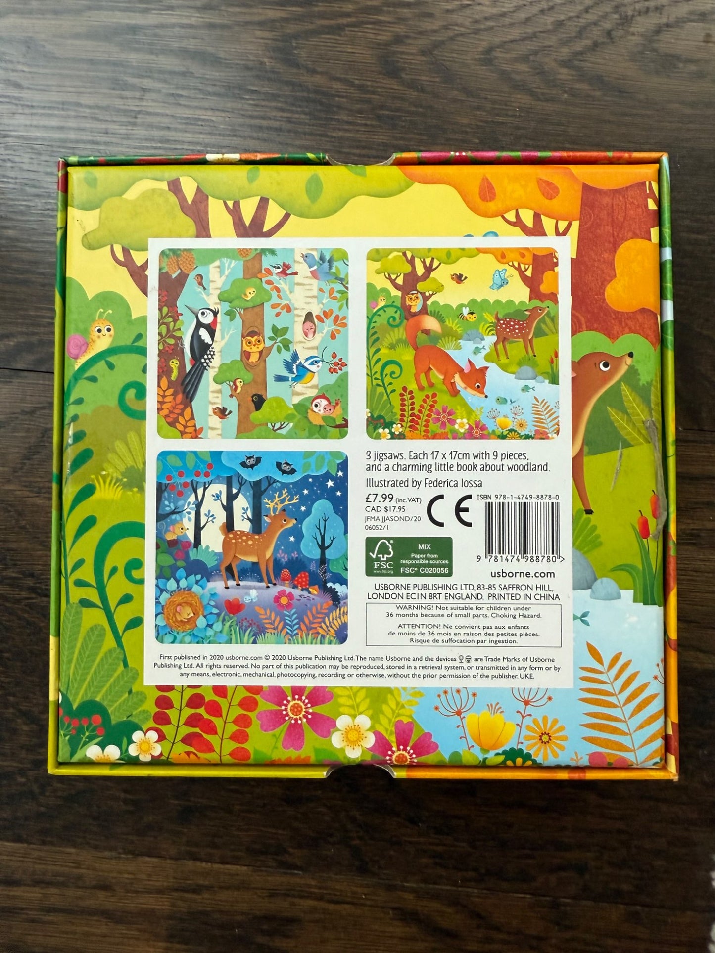 3 Puzzles - Woodland Theme (age 3+)