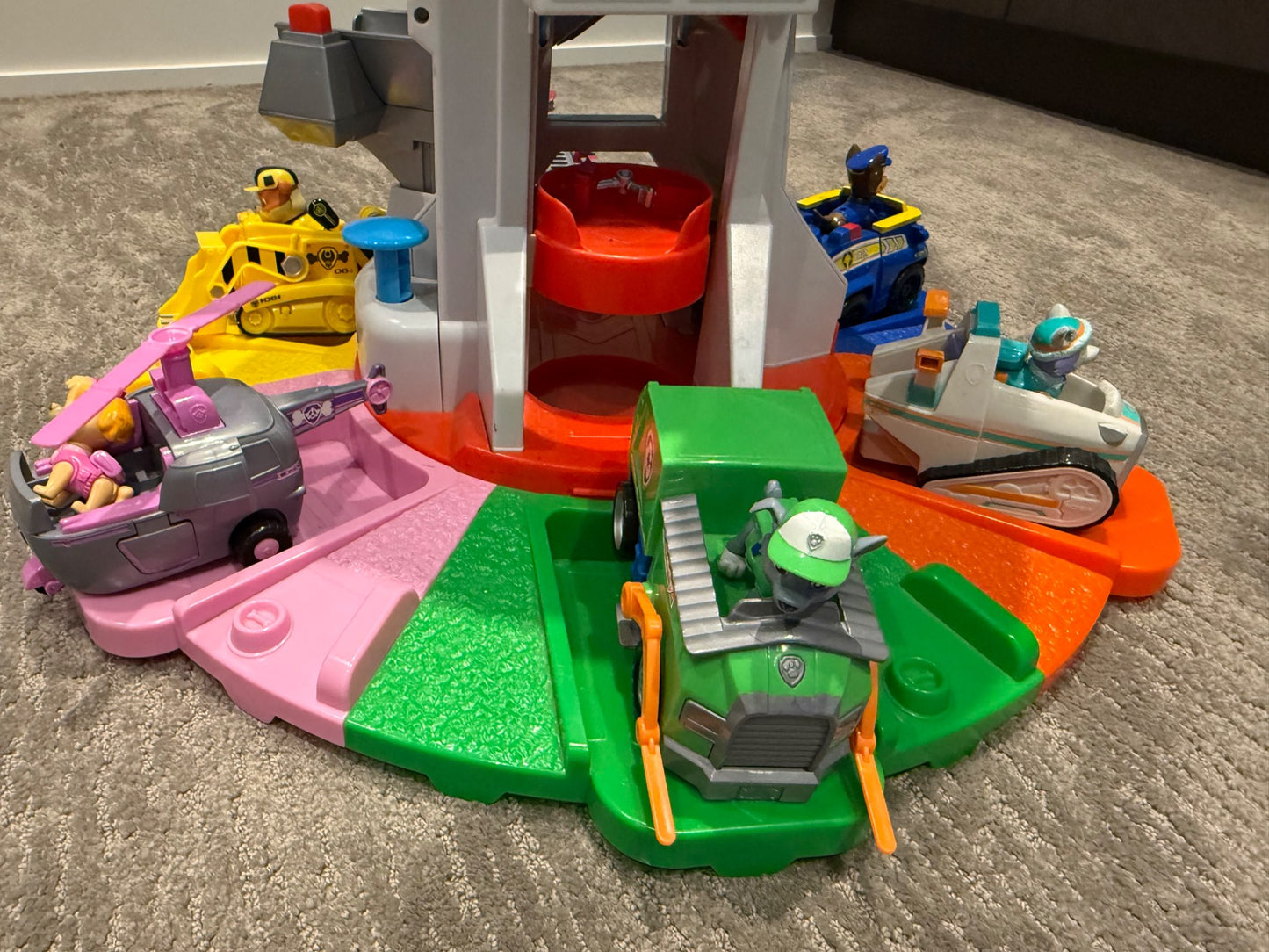 Paw Patrol Tower + all figurines and vehicles (Retails $300+ for all)