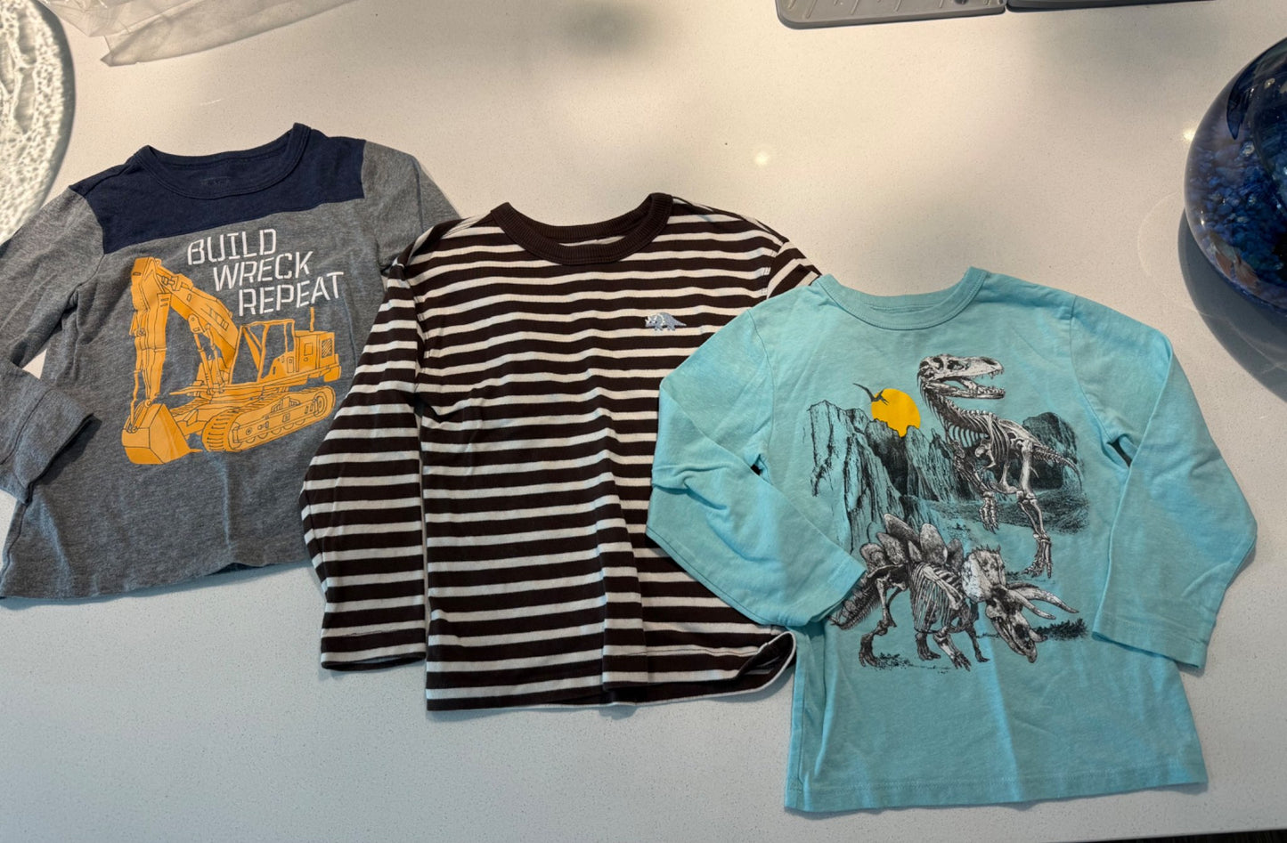 3 boys long sleeve shirts - size 4/5, Kids 4/4T
