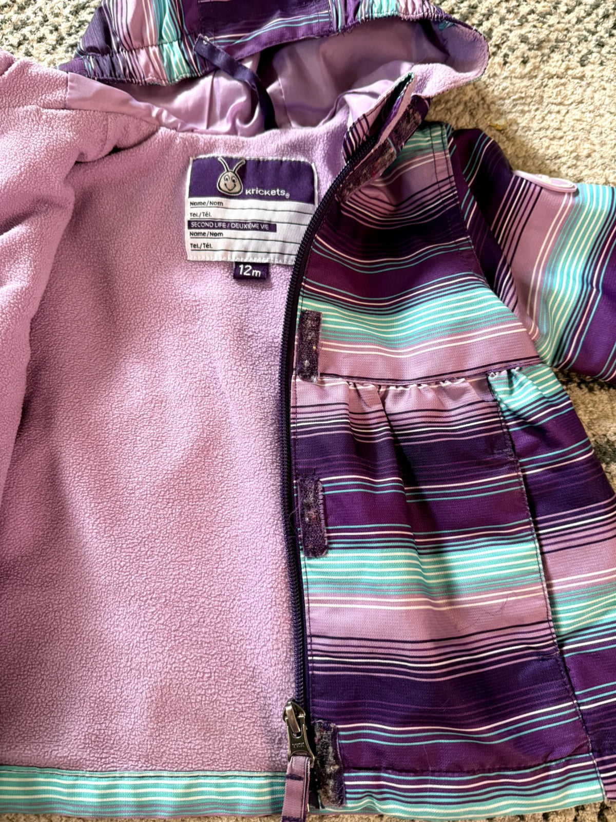 Baby Hooded Winter Jacket - Size 12M, Kids 12 Month (9-12M)