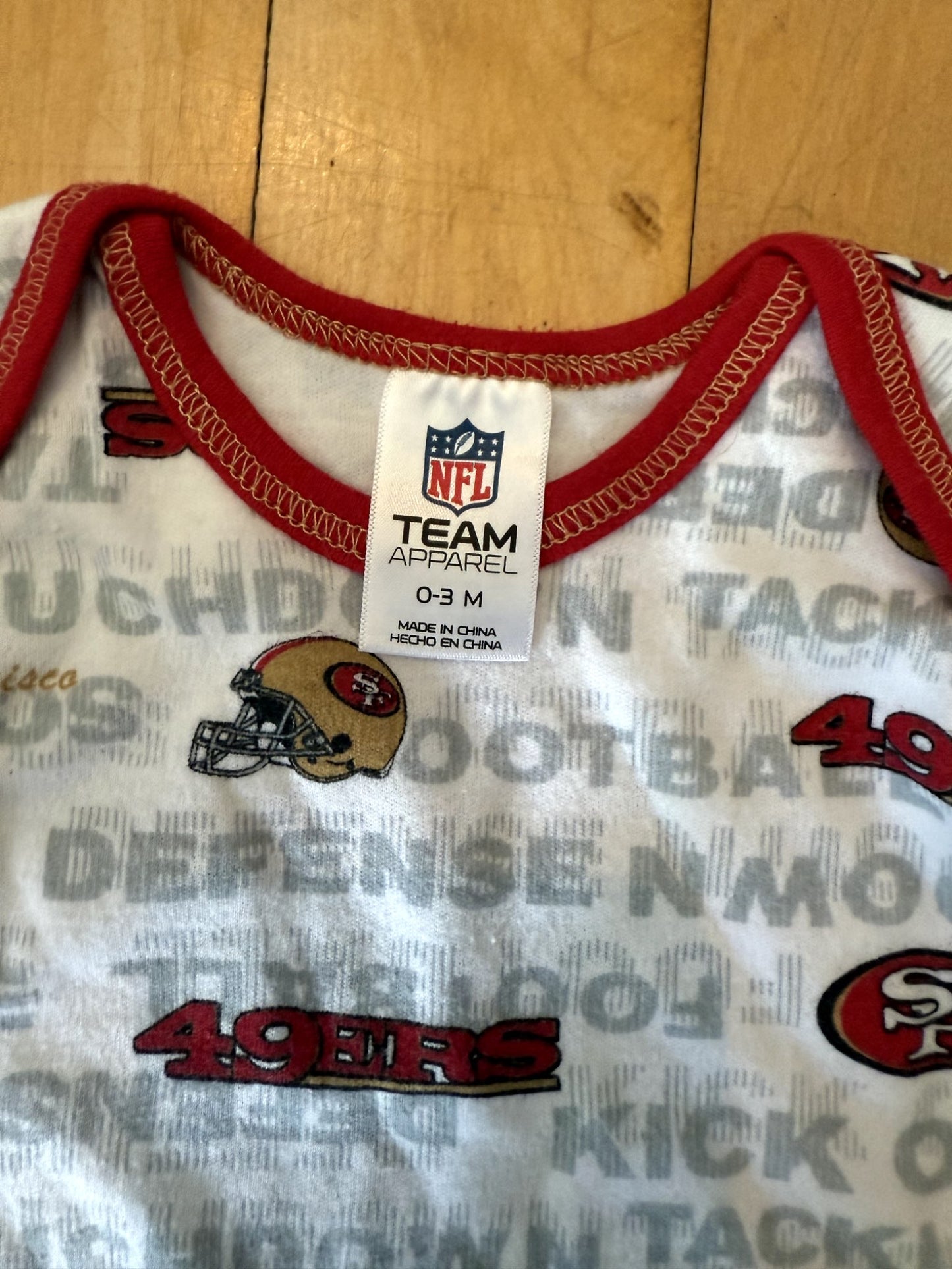 NFL 49ers Sleep Sack, Kids 3 Month (0-3M)