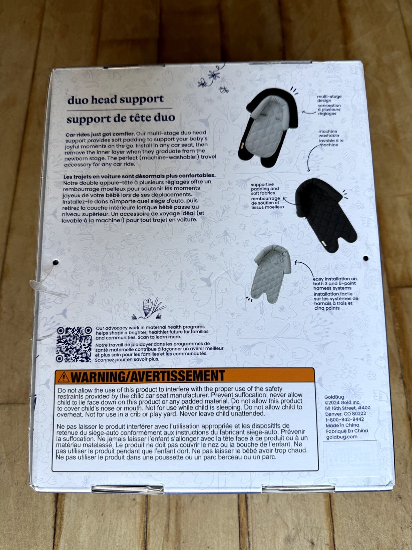 GoldBug Duo Head Support