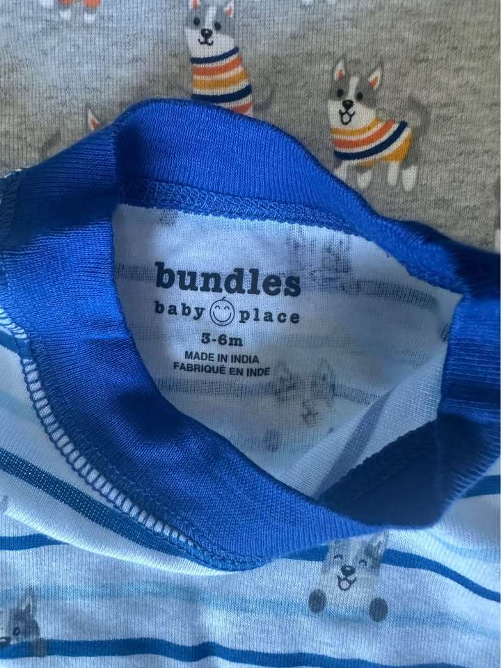 3-6m Husky puppies 5-Pack Baby Bodysuits NWOT, Kids 6 Month (3-6M)