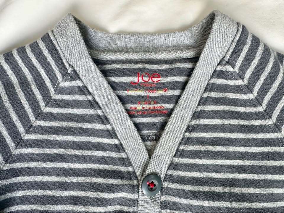 24 month Joe Fresh grey striped cardigan, Kids 24 Month (18-24M)