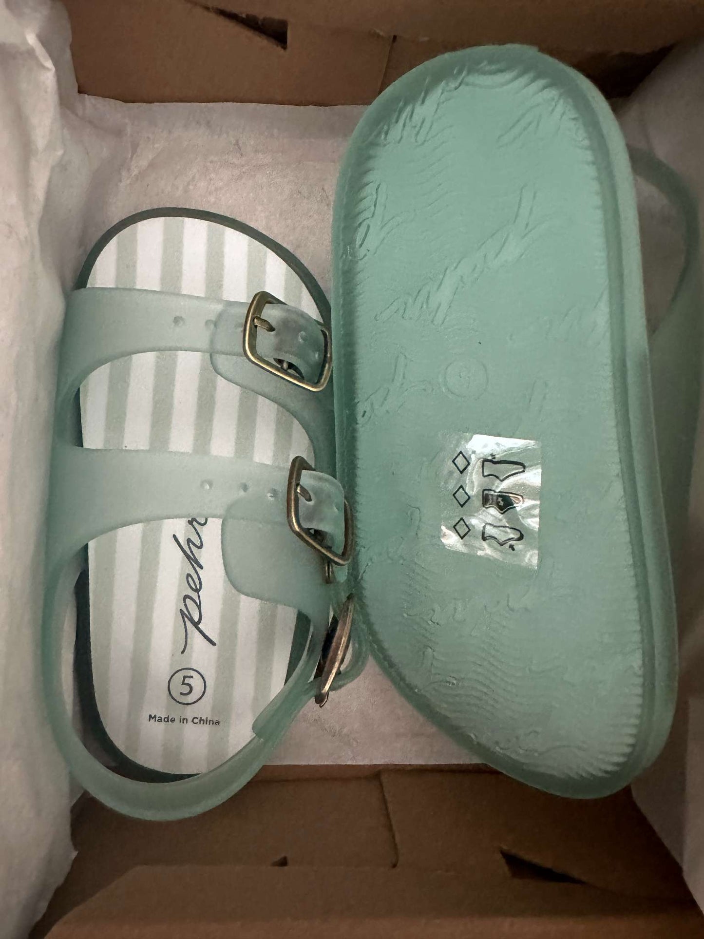 BNIB Size 5 Pehr Splash Sandals, Shoes 5 (Walkers:12-24 mth)