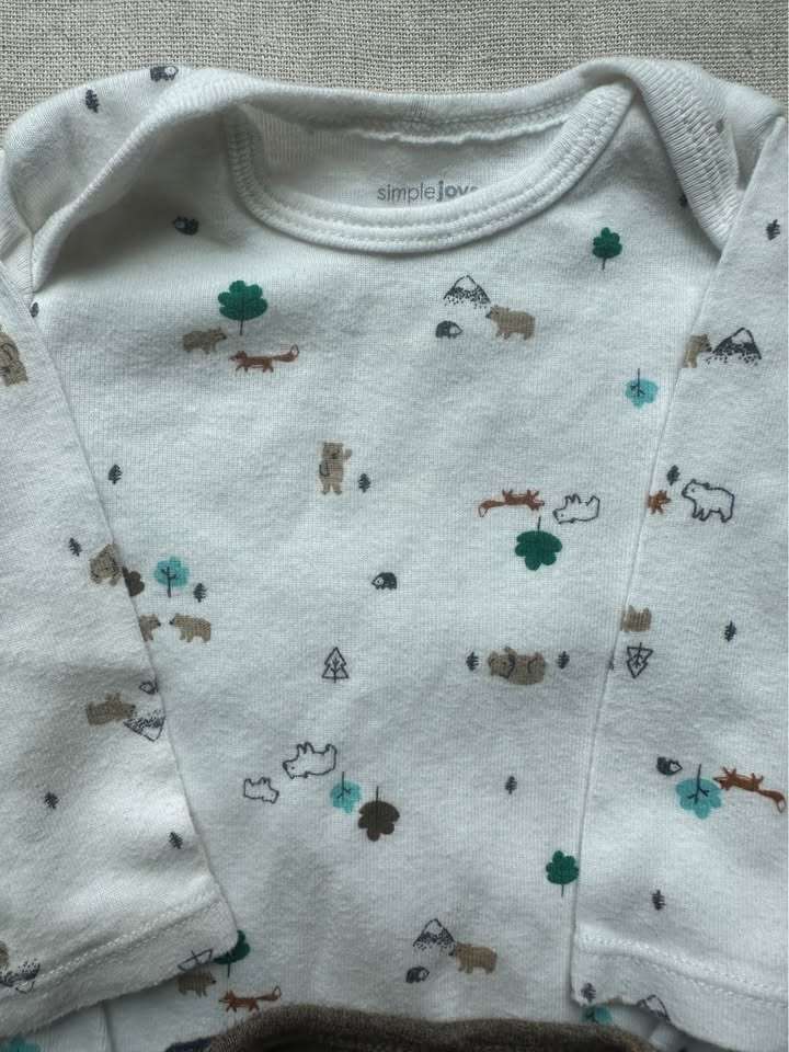 3M Simple Joys by Carter's Long Sleeve Bodysuits, Kids 3 Month (0-3M)