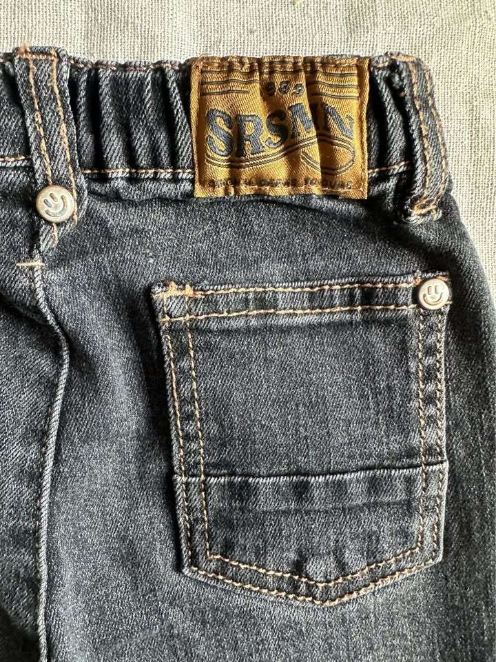 12-18m Souris Mini Baby Black Denim Pants MSRP $54, Kids 18 Month (12-18M)