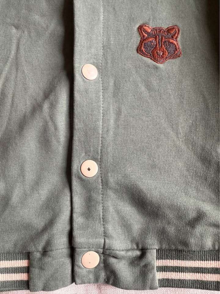 12-18m Noppies green baby varsity jacket MSRP $62, Kids 18 Month (12-18M)