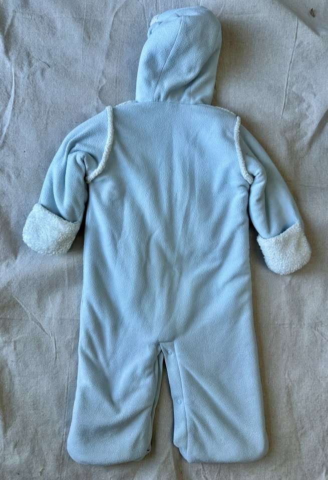 6-12M GAP cozy fleece bunting suit, Kids 12 Month (9-12M)