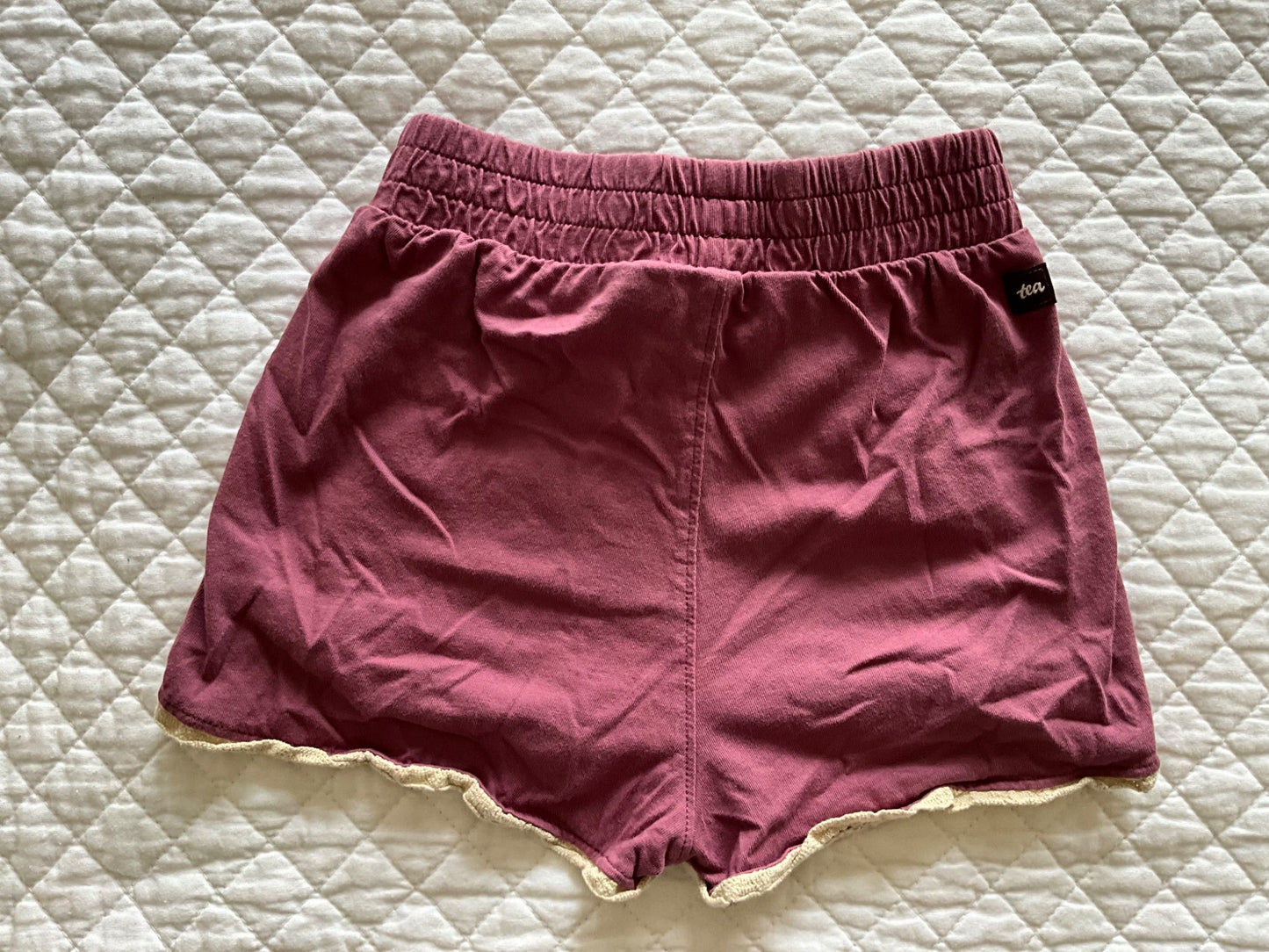 TEA Girls Butterfly/ Floral Cotton Short $ T Set (Size 6), Kids 6/6X (extra small)