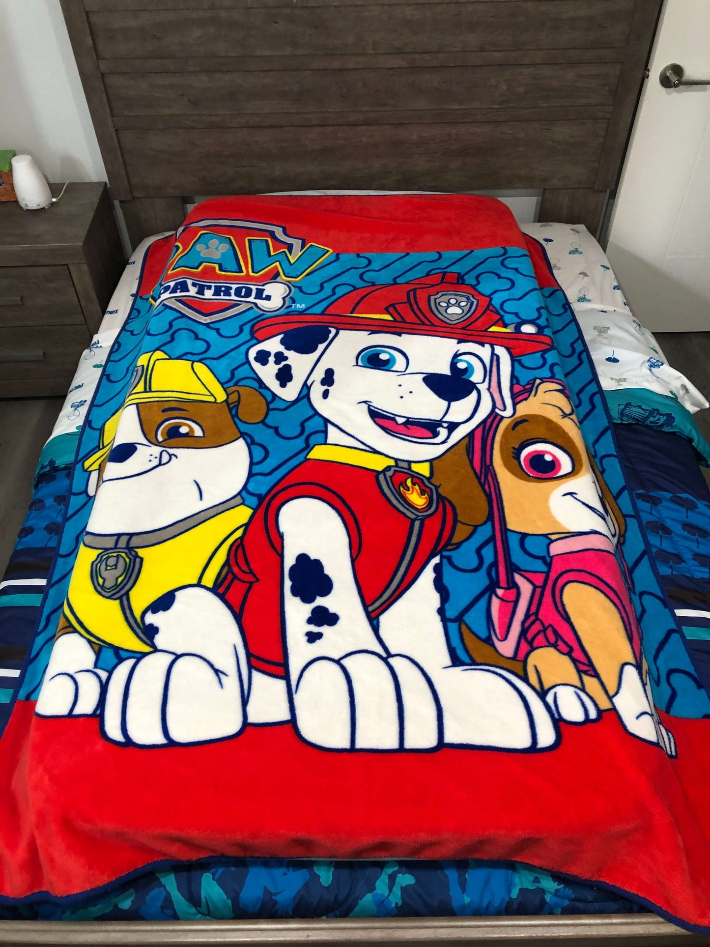 Paw Patrol throw blanket