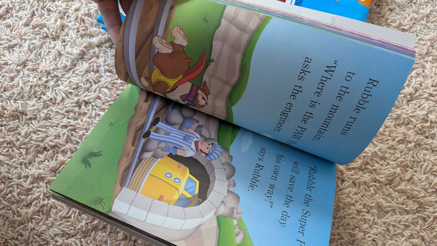 4 books - 3 Paw patrol books + 1 Disney book