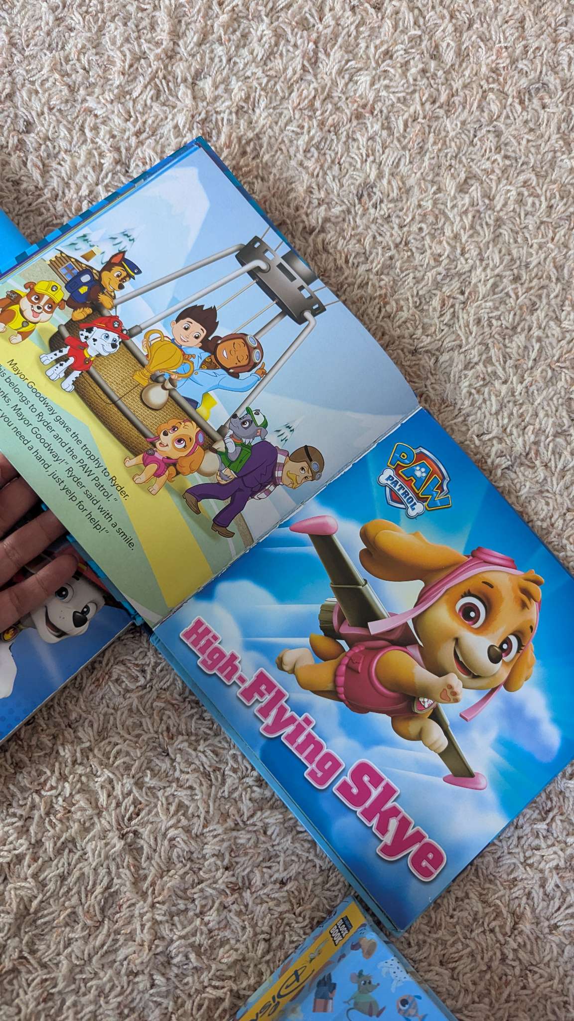 4 books - 3 Paw patrol books + 1 Disney book