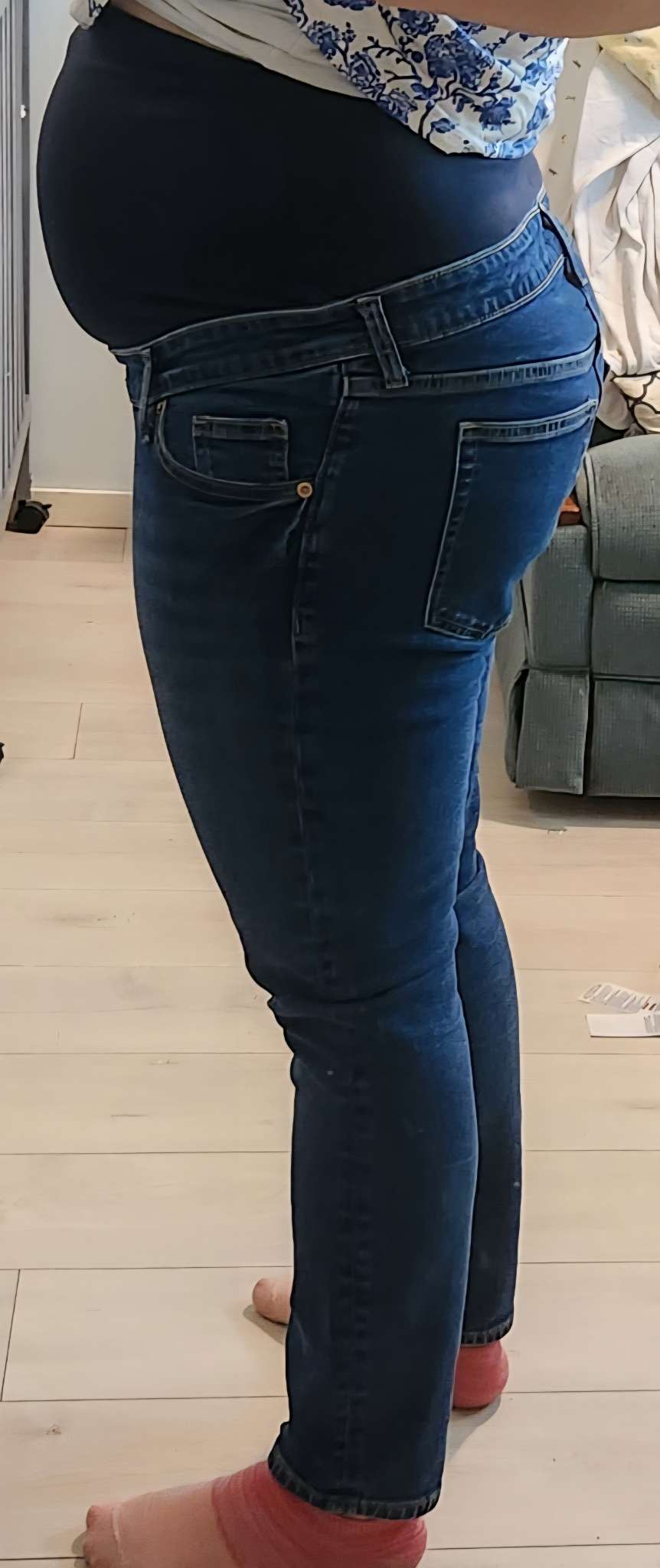 H&M Maternity jeans size L, Maternity L (12-14)