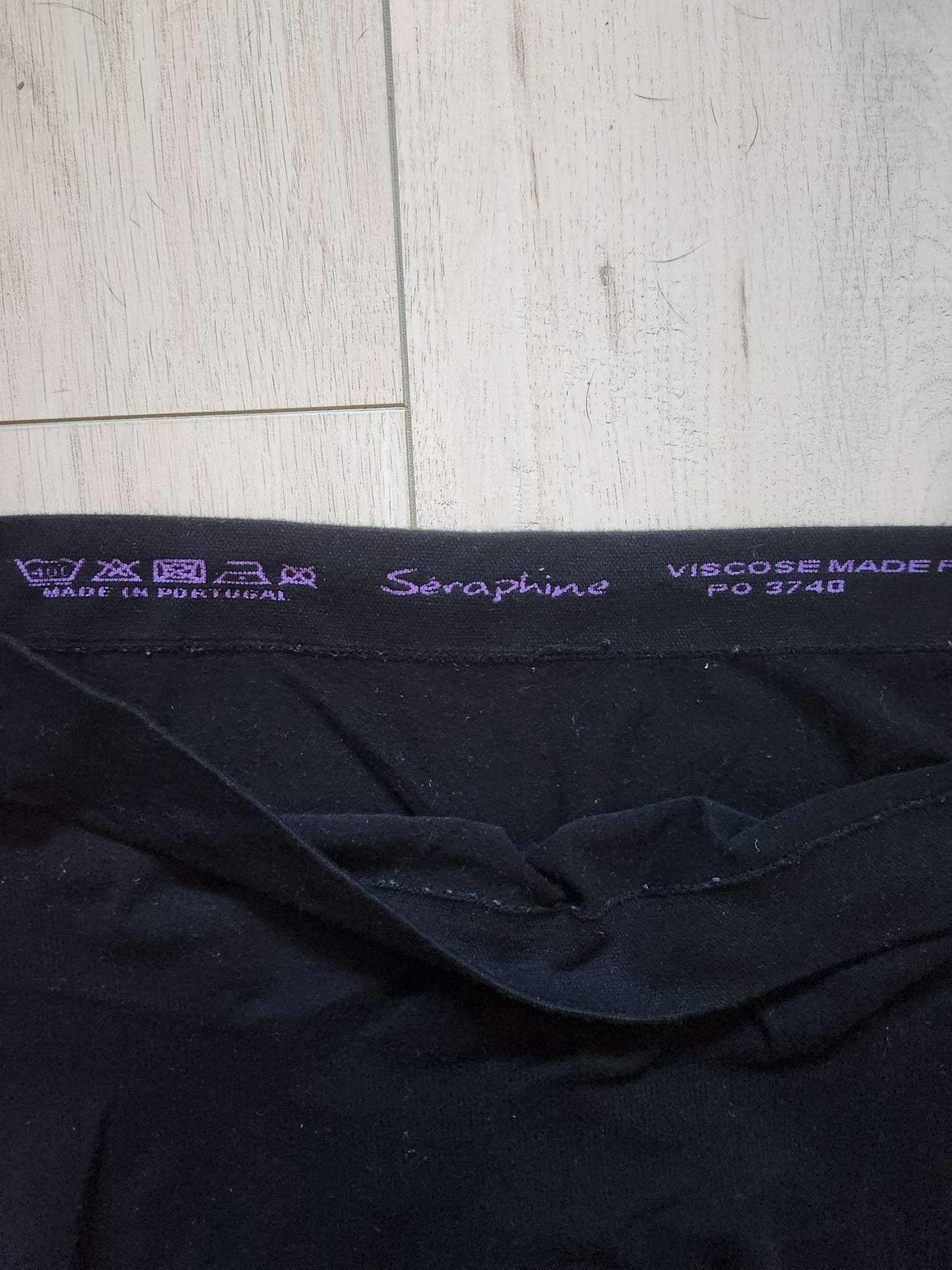 Black Leggings, Maternity L (12-14)