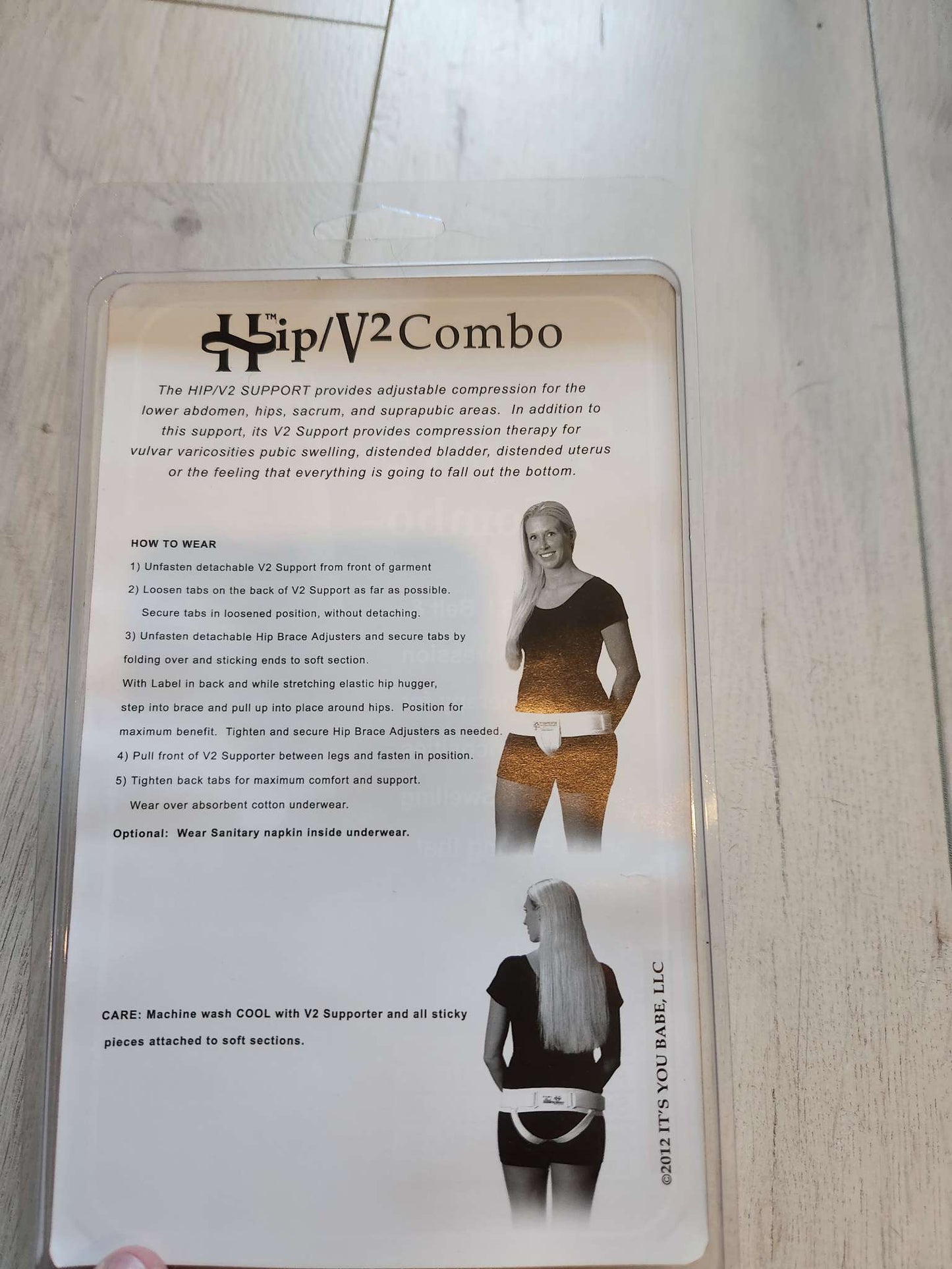 Pelvic floor/Vulvar support garment, Maternity L (12-14)