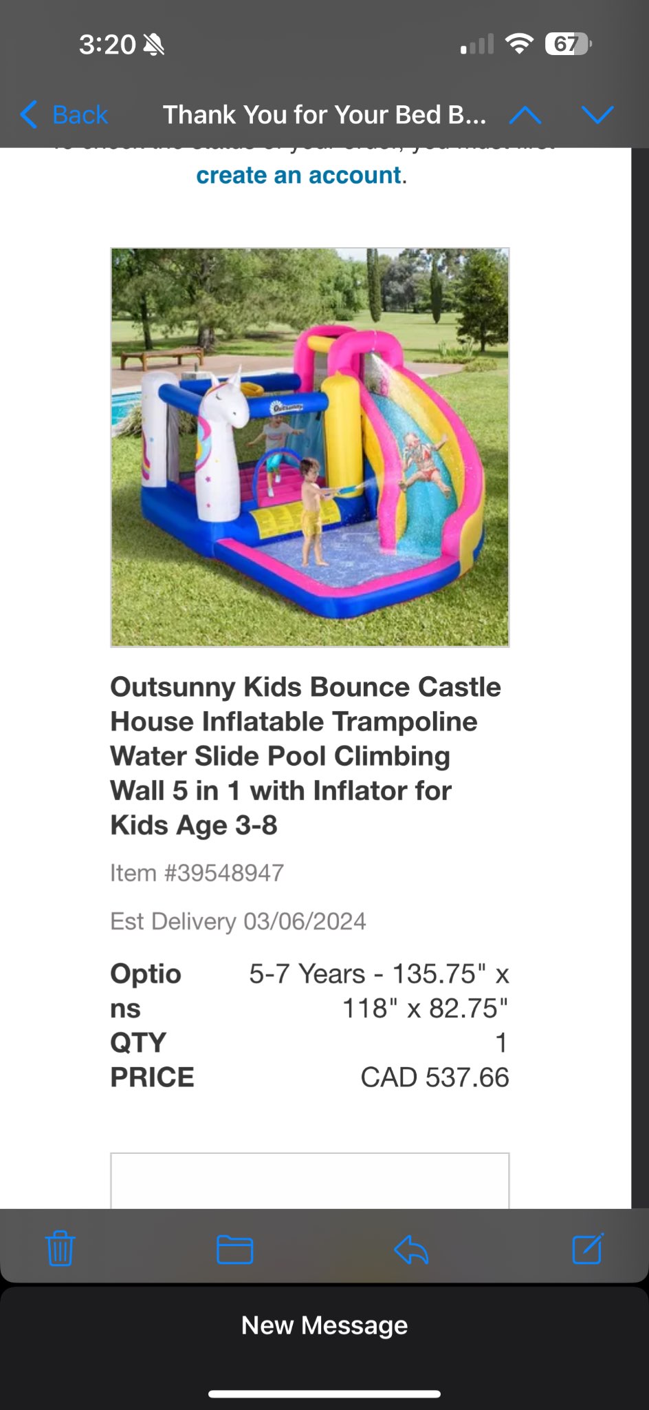 Unicorn Bounce House