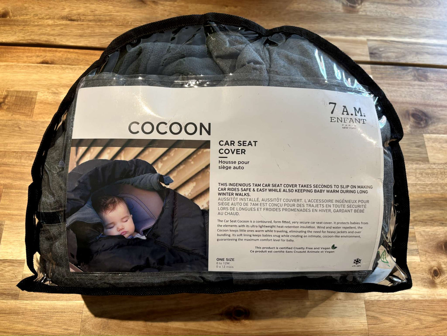 7AM Car Seat Cocoon, Retails $130