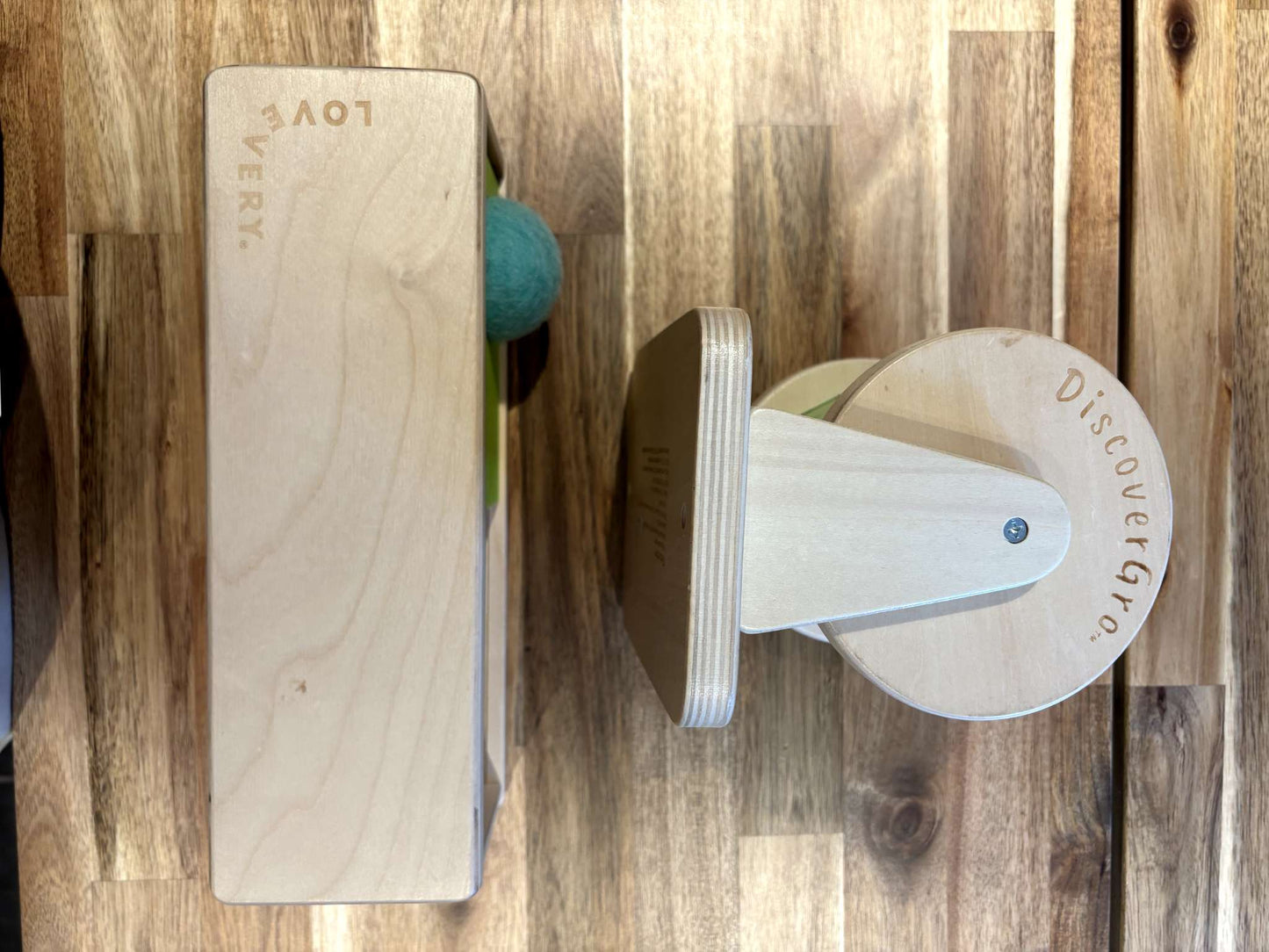 Wooden cause and effect toys