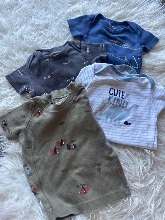 4 tshirts , Kids 9 Month (6-9M)