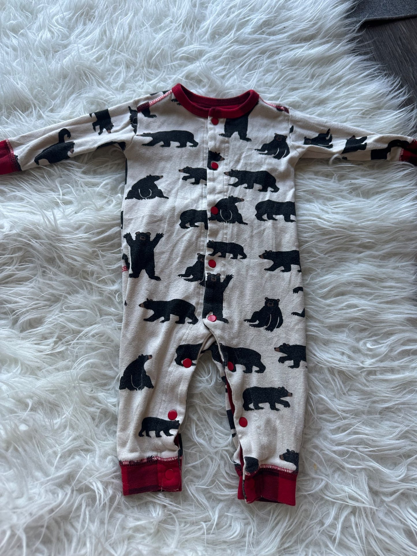 2 pairs of bear pjs 6 months , Kids 6 Month (3-6M)