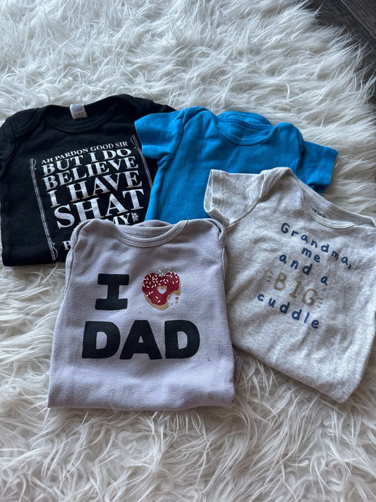 4 Tshirt bundle 3-6, Kids 6 Month (3-6M)