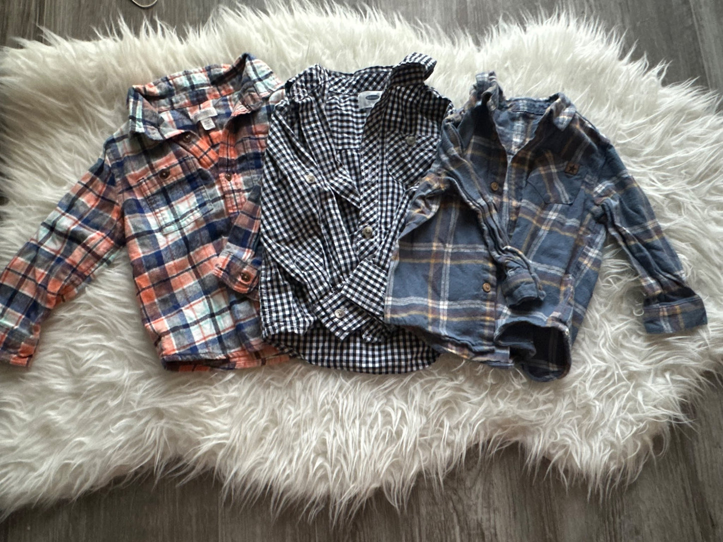 3 plaid shirts 18-24/2T, Kids 24 Month (18-24M)