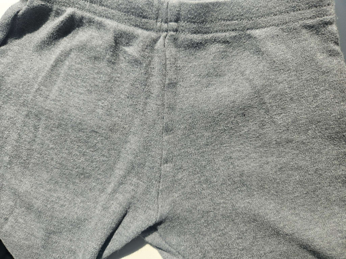 5 piece boys 12-18 month set (light blue shirt, blue/grey striped diaper shirt, grey sweats,big trouble, blue jumper), Kids 18 Month (12-18M)