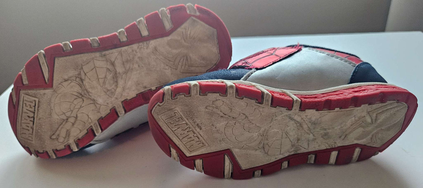 Marvel Spiderman shoes size 10 , Shoes 10 (Toddler:2-4yr)