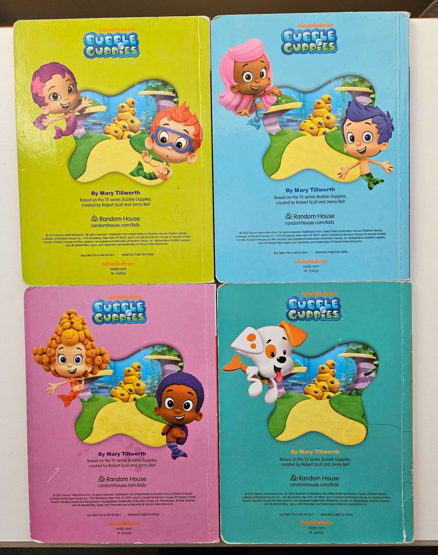 Bubble Guppies set of 4 board books