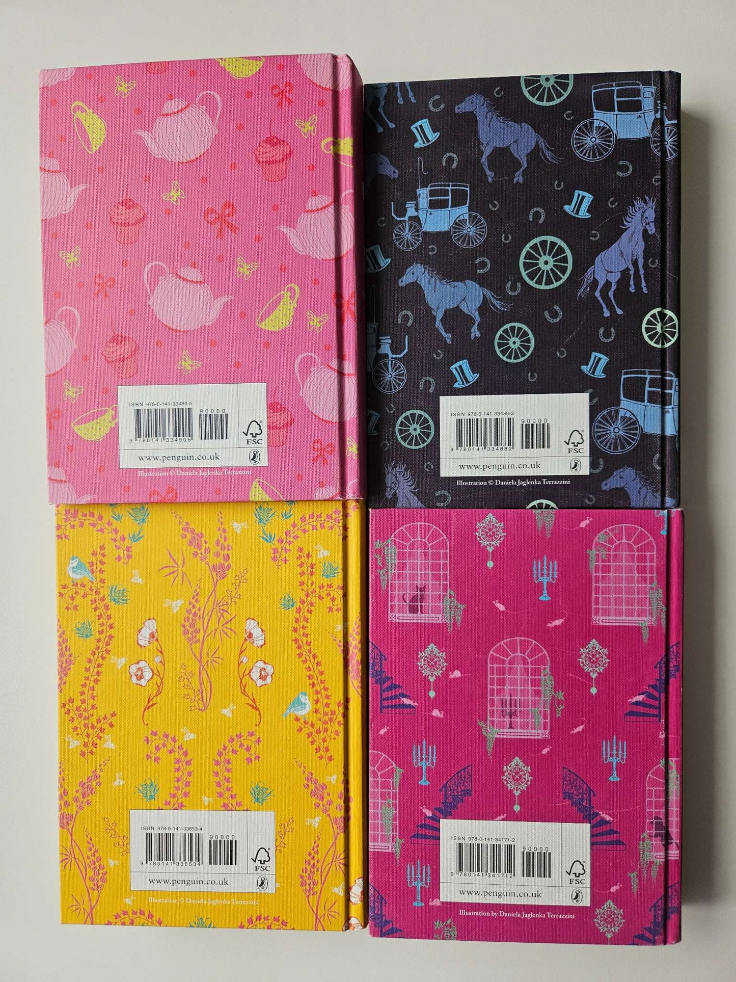 Puffin hardcover classics (Anne of Green Gables, Black Beauty, The Secret Gardens, A little Princess) MSRP $100.23
