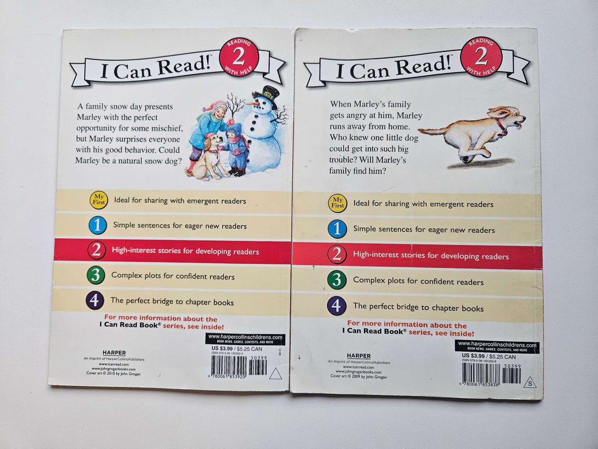 Marley I can read level 2 books set of 2