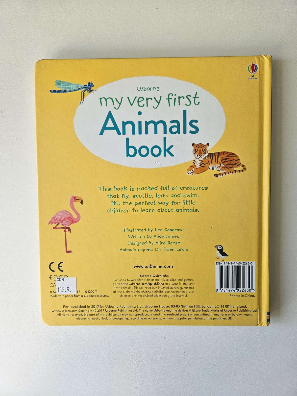 Usborne My very first Animals book