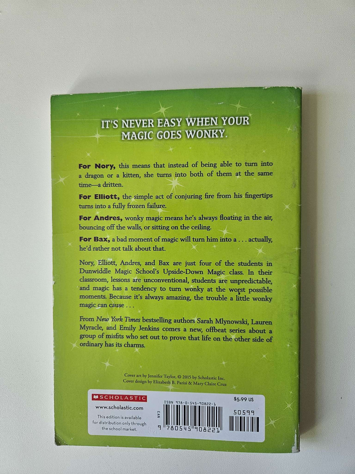 Upside down magic chapter book