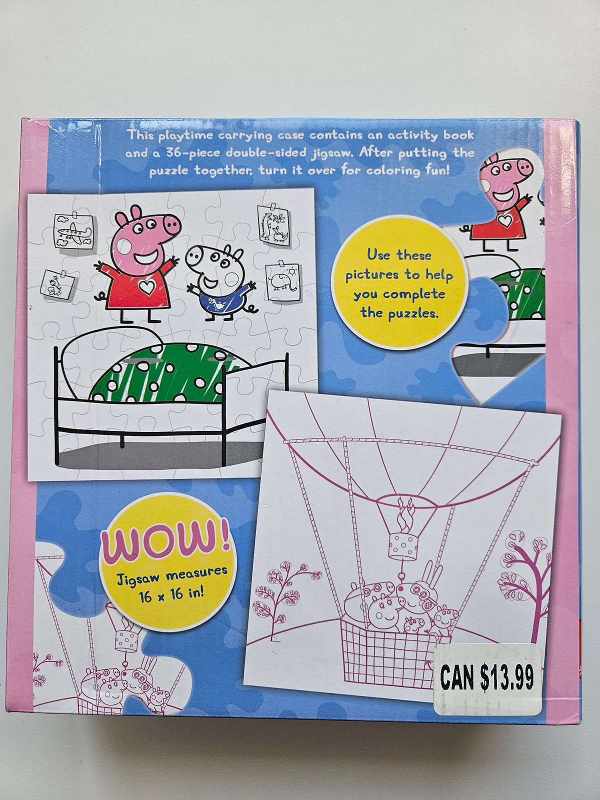 NWT Peppa Pig activity book and jigsaw puzzle