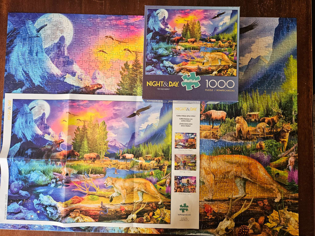 1,000 piece Night and Day puzzle