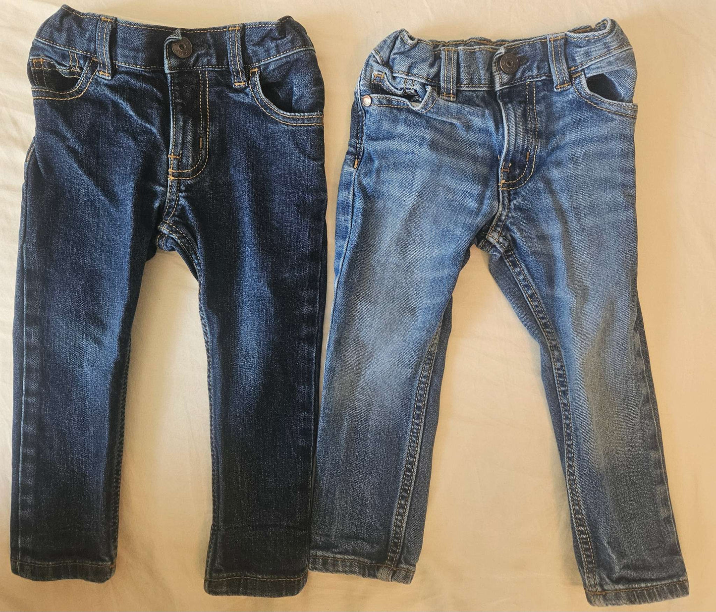 2 pairs of Osh Kosh B'gosh blue skinny fit jeans size 2T, Kids 2T