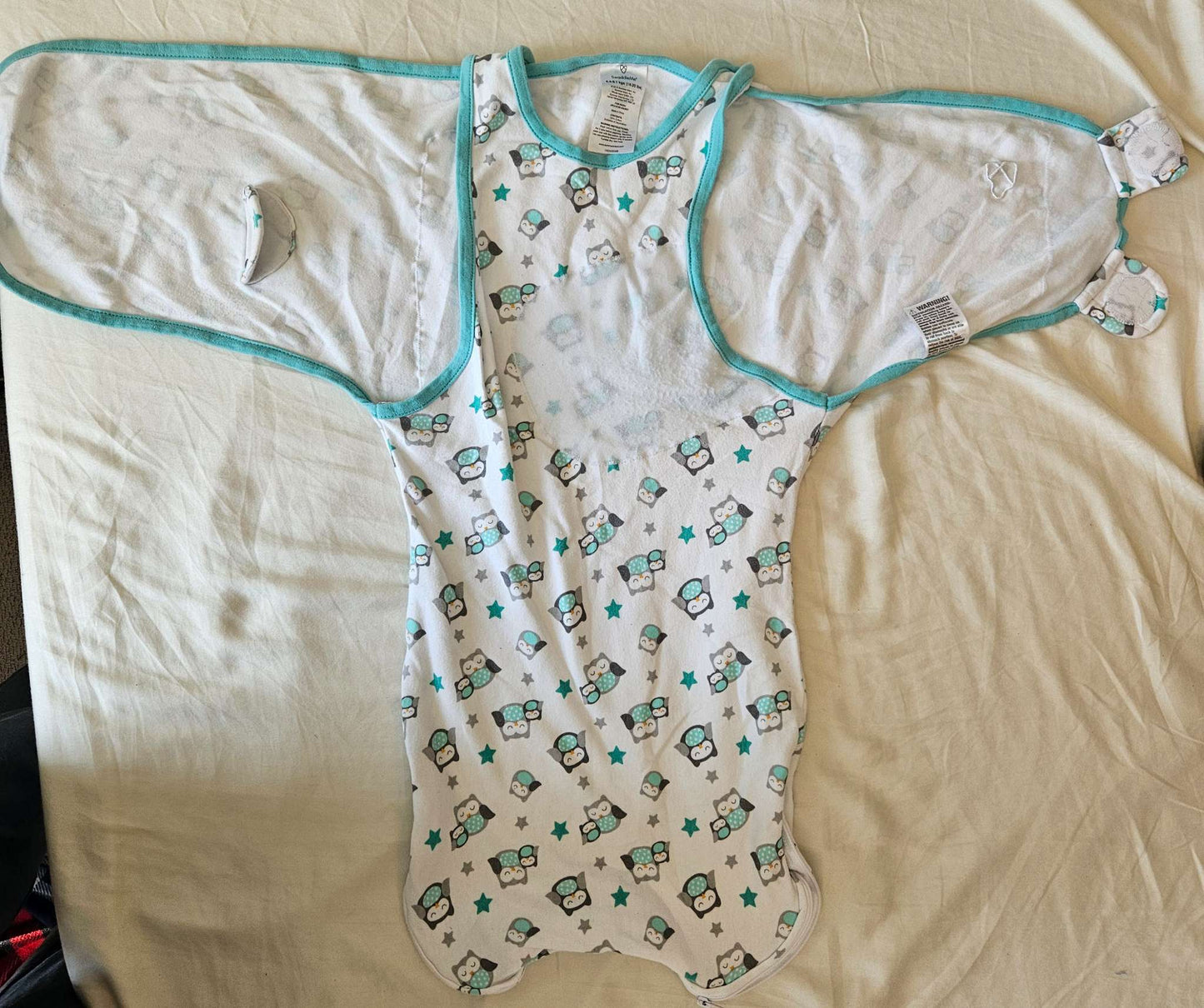 Owl SwaddleMe sleepsack 14-20lbs , 6-12 Months (Medium)