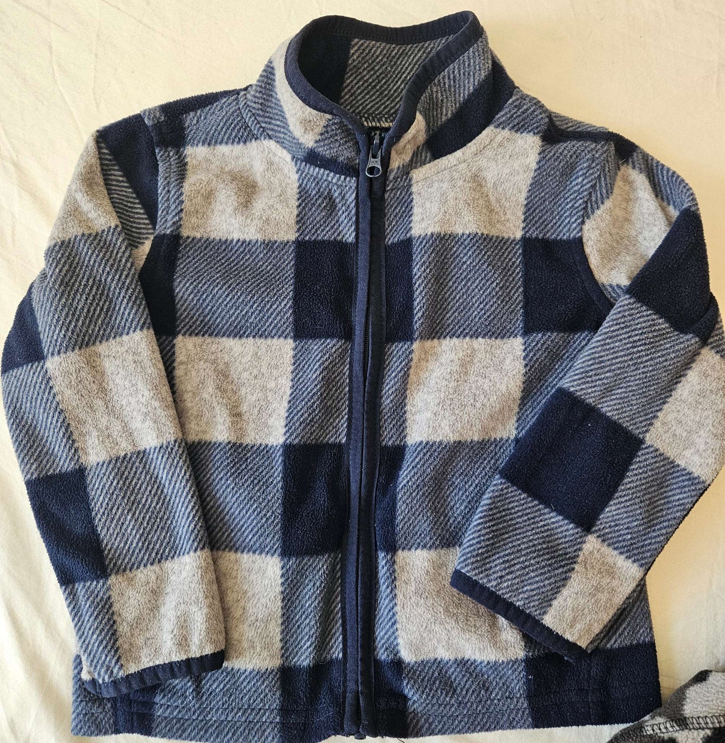 Set of 3 - 24 month sweaters (oshkosh blue plaid, carters red plaid, george Grey camo), Kids 24 Month (18-24M)