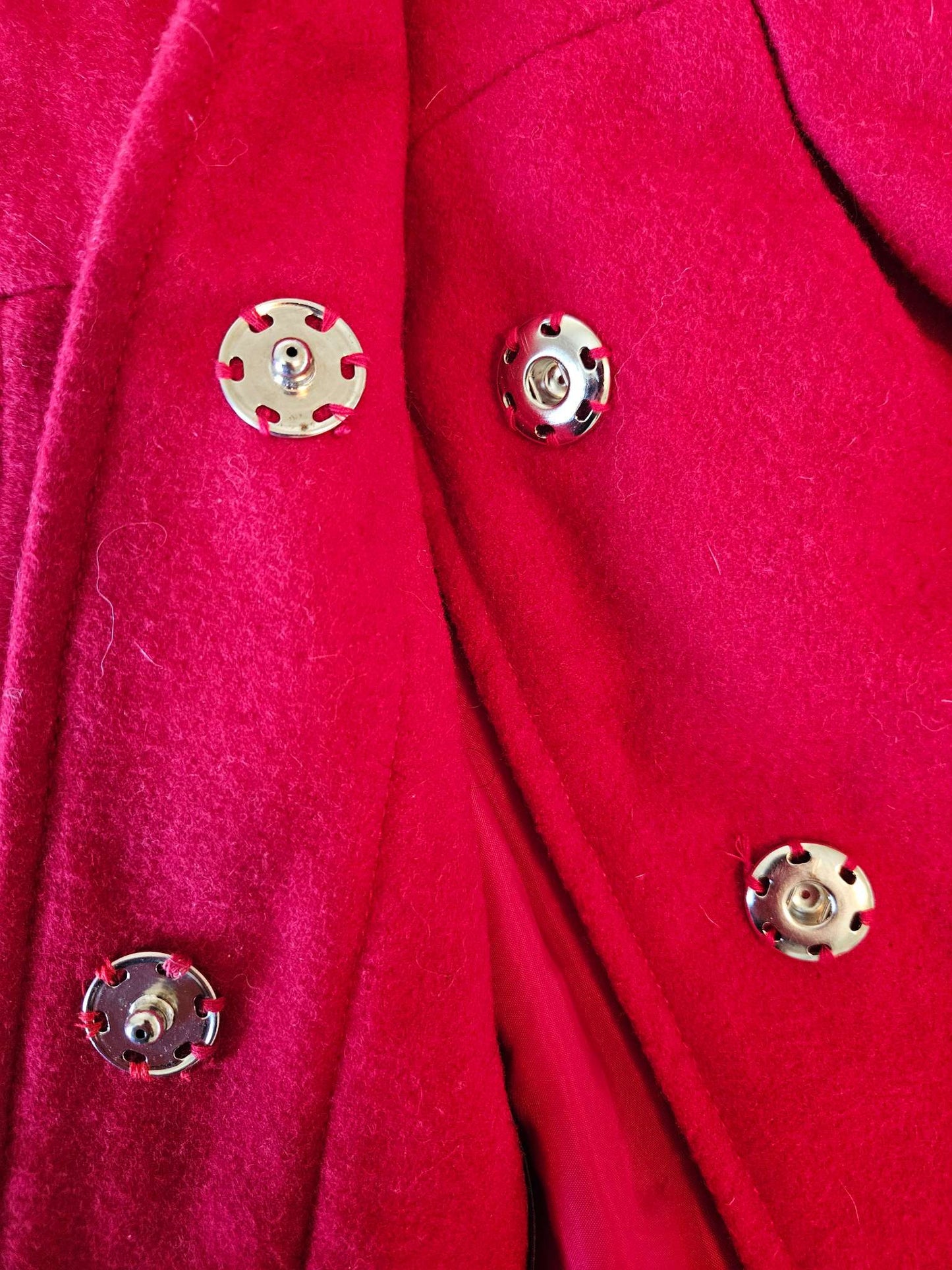Liz Lange Maternity Red wool coat size M, Maternity M (8-10)