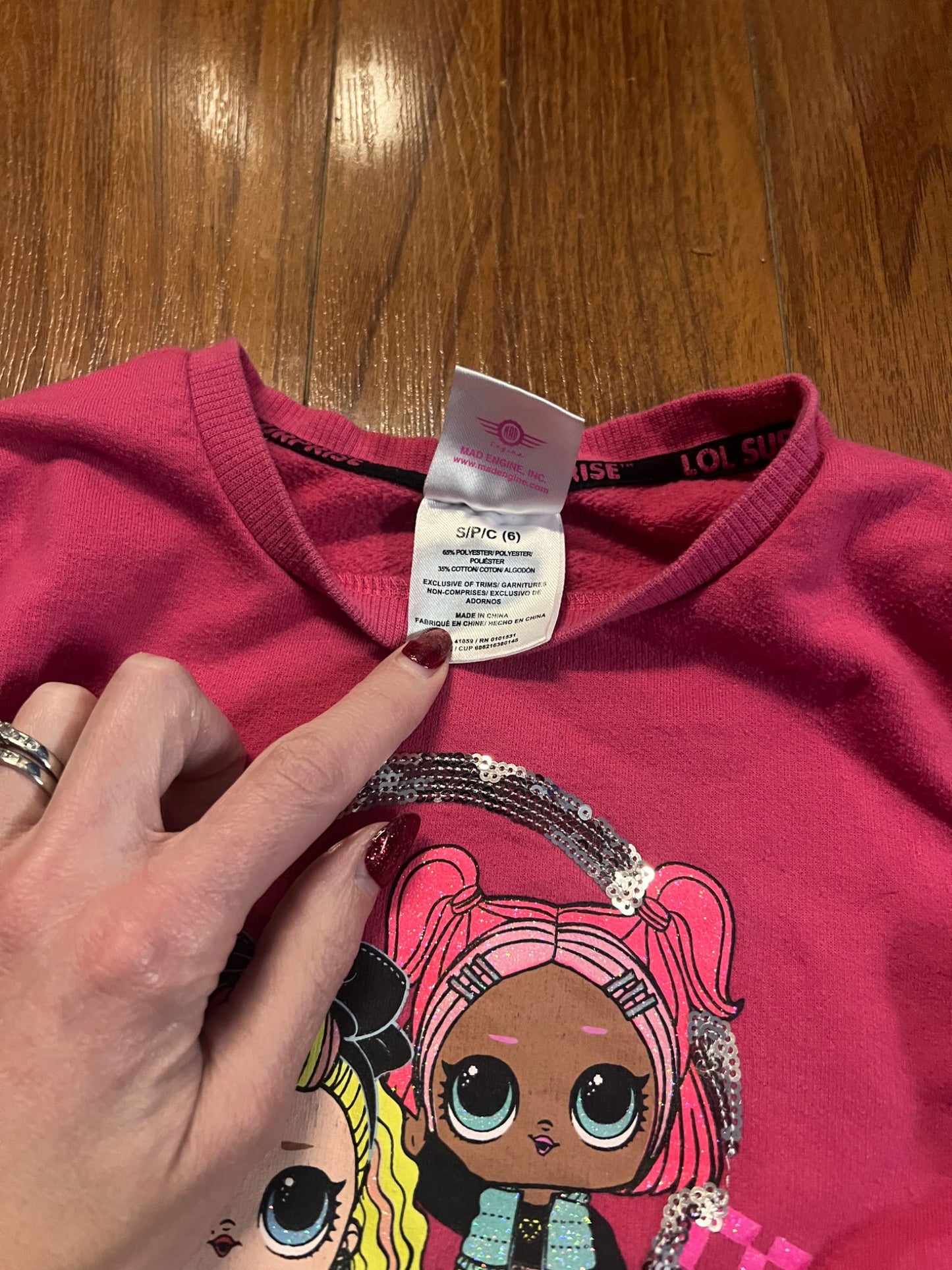 Girl’s LOL Sweater, Kids 5/5T