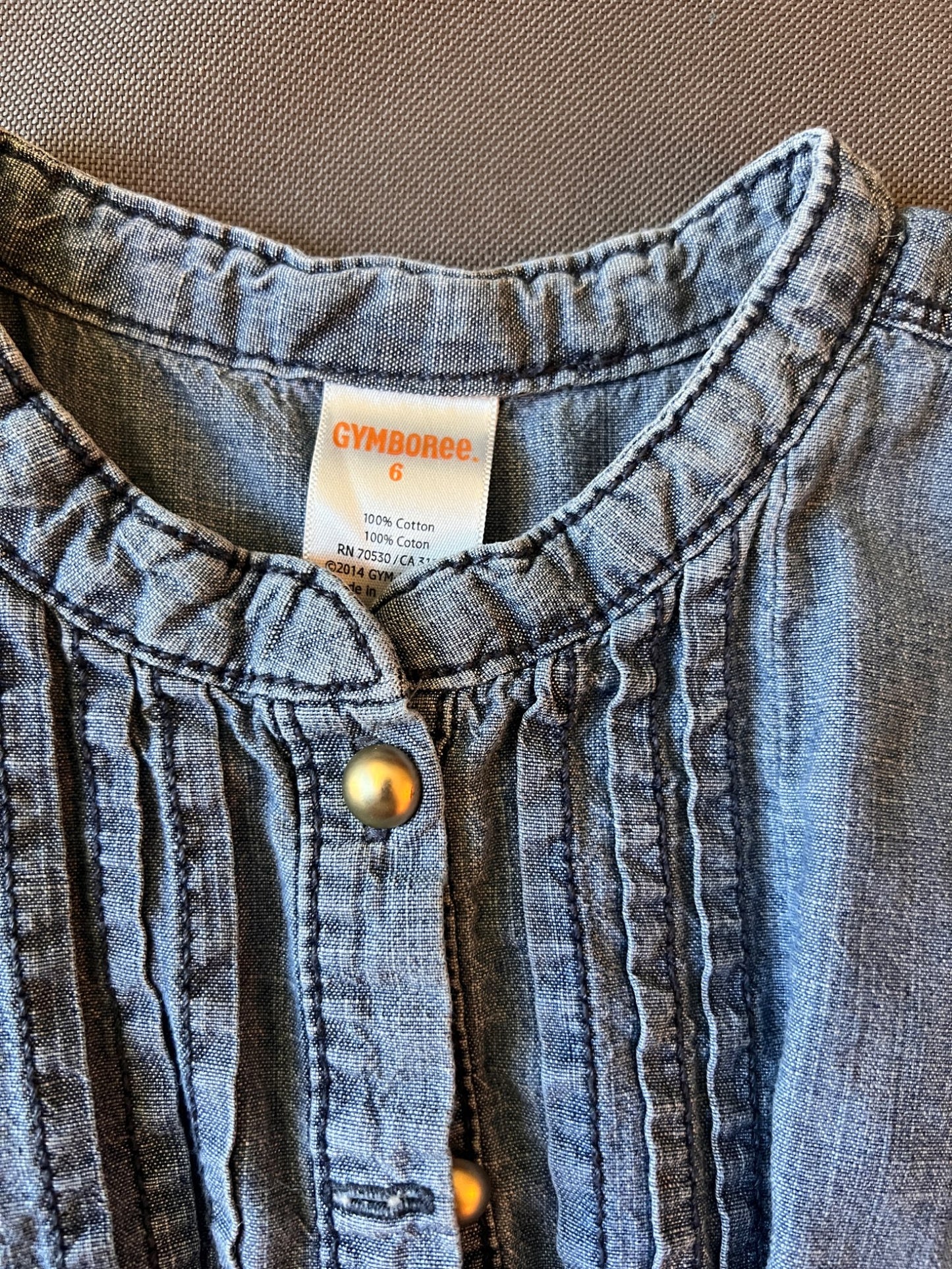 Girl’s Jean Dress, Kids 6/6X